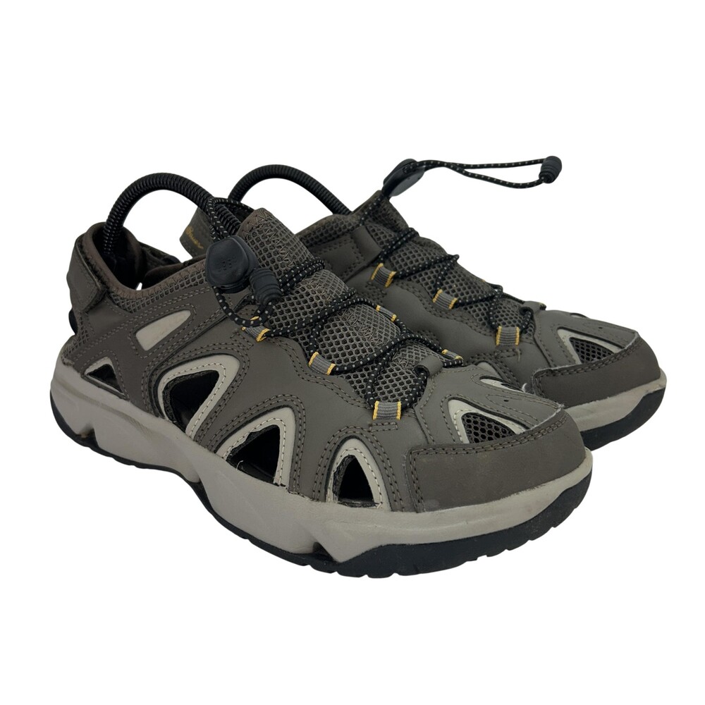 Eddie Bauer Laketrail Sandals Mens Size 8 Gray Closed Toe Water Sport Hiking